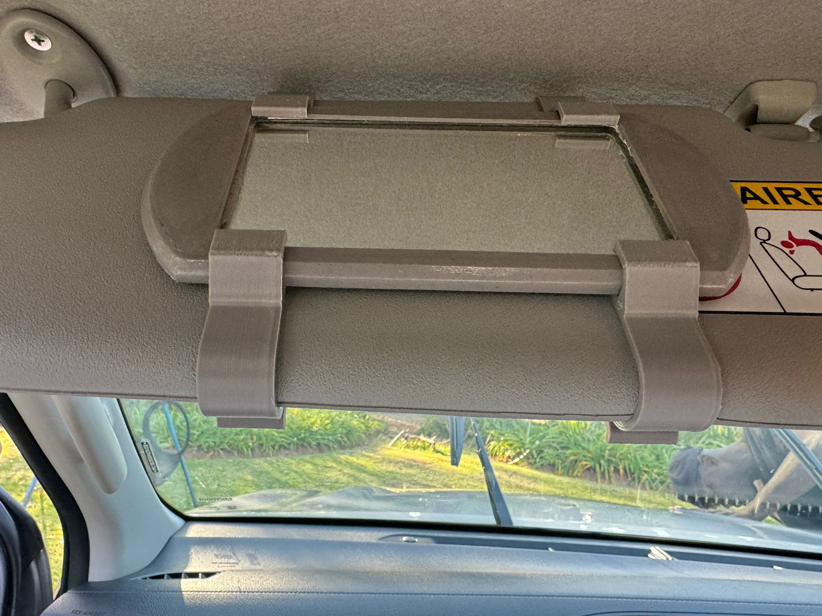 Toyota Hilux Sun Visor clip on Mirror 3D3